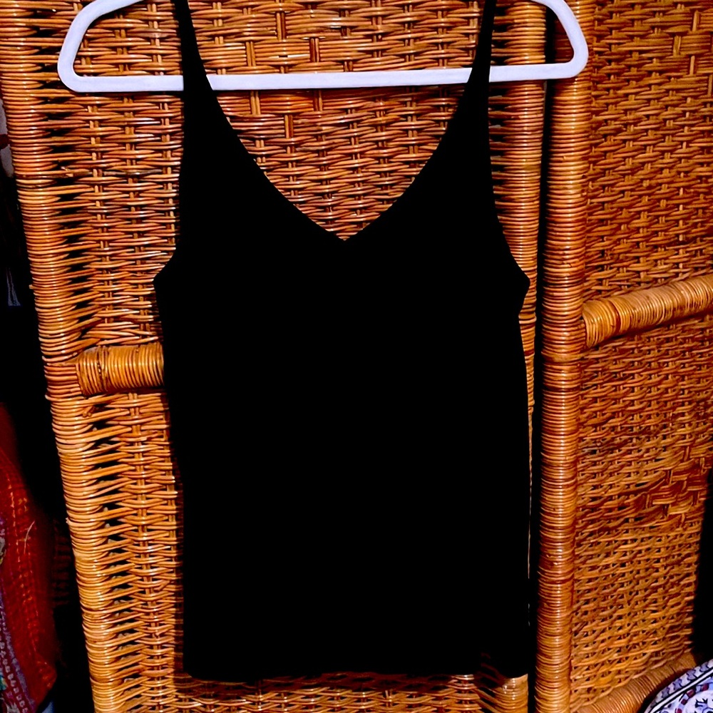 Black chiffon cami by TopShop